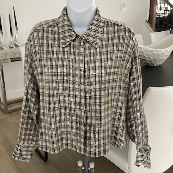 Velvet Graham and Spencer Sequined JKT  Athena NWT - Picture 3 of 11